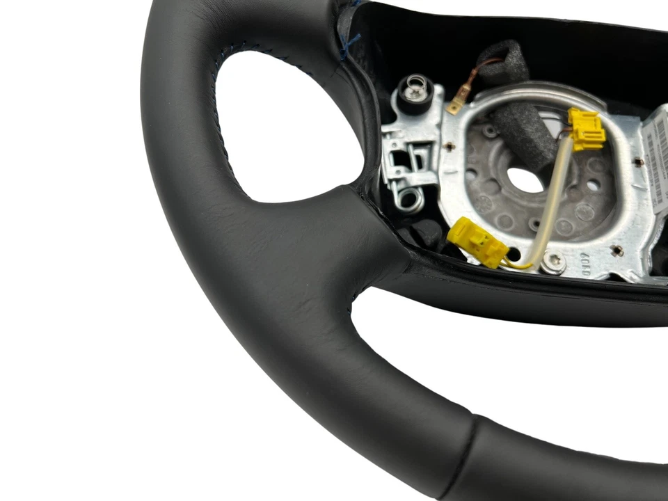 Lenkrad Leder VW Sharan 7M Seat Alhambra 4 Speichen original Lederlenkrad Blau - Bild 2 von 4