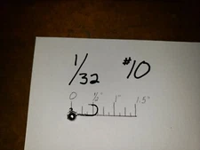 25ct or 50ct 1/32oz Ball Head Jigs Mustad 32833 Steelhead Hooks #10 #8 #6  #4 #2