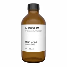 GERANIUM Organic Essential Oil - BULK 4OZ