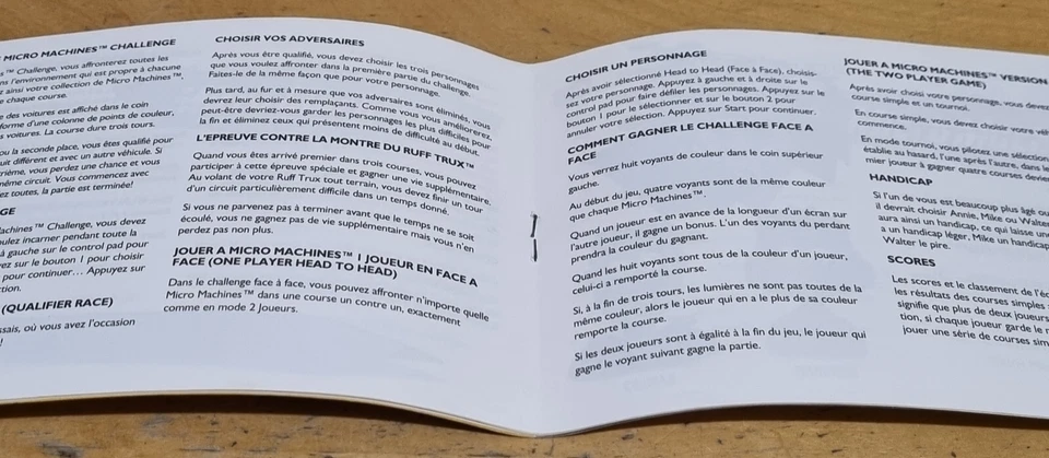 Micro Machines for SEGA Master System Complete With Poster & Receipt! Near Mint - Image 4 of 4