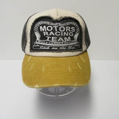 Baseball Cap Motors Racing Cotton Motorcycle Snap back Edge Trucker Biker Hat