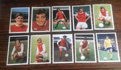 Arsenal FC Années 70 - Lot De 10 Photos / Tirages 6x4 - Collection