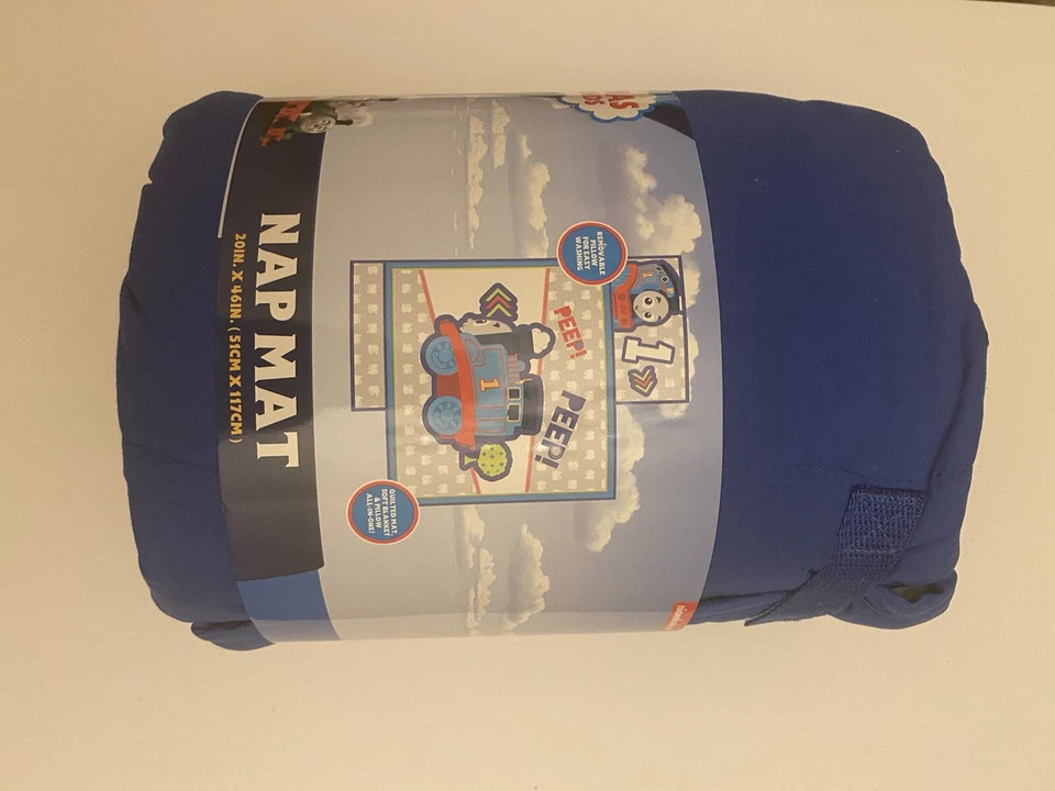 Thomas & Friends Nap Mat Toddler Blue Quilted Blanket - Image 2 of 4