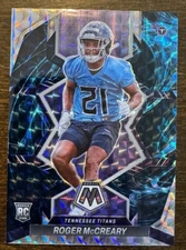 2022 Mosaic Roger McCreary Genesis Prizm Rookie RC #381 Titans Case Hit SSP