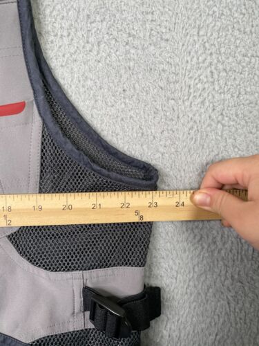 Cabelas New Era Shooting Vest Mens Large Gray Full Zip Mesh Outdoors Hunting - Picture 13 of 15