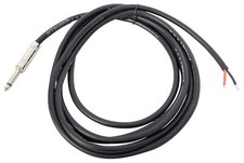 Rockville RTSBW10 10 Foot 1/4" TS to Bare Wire Speaker Cable,16 AWG,100 Copper