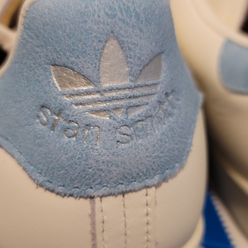 Adidas Originals 12,5 Stan Smith Core White Off White PreBlue HQ6813 Herren Schuhe - Bild 11 von 24