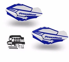 PowerMadd Sentinel Handguards Guards Kit Blue White Snow Snowmobile Hayes Brakes