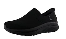 SKECHERS MEN'S D'LUX WALKER- ORFORD 232455WWBBK X-WIDE SLIP-IN WALKING SHOES