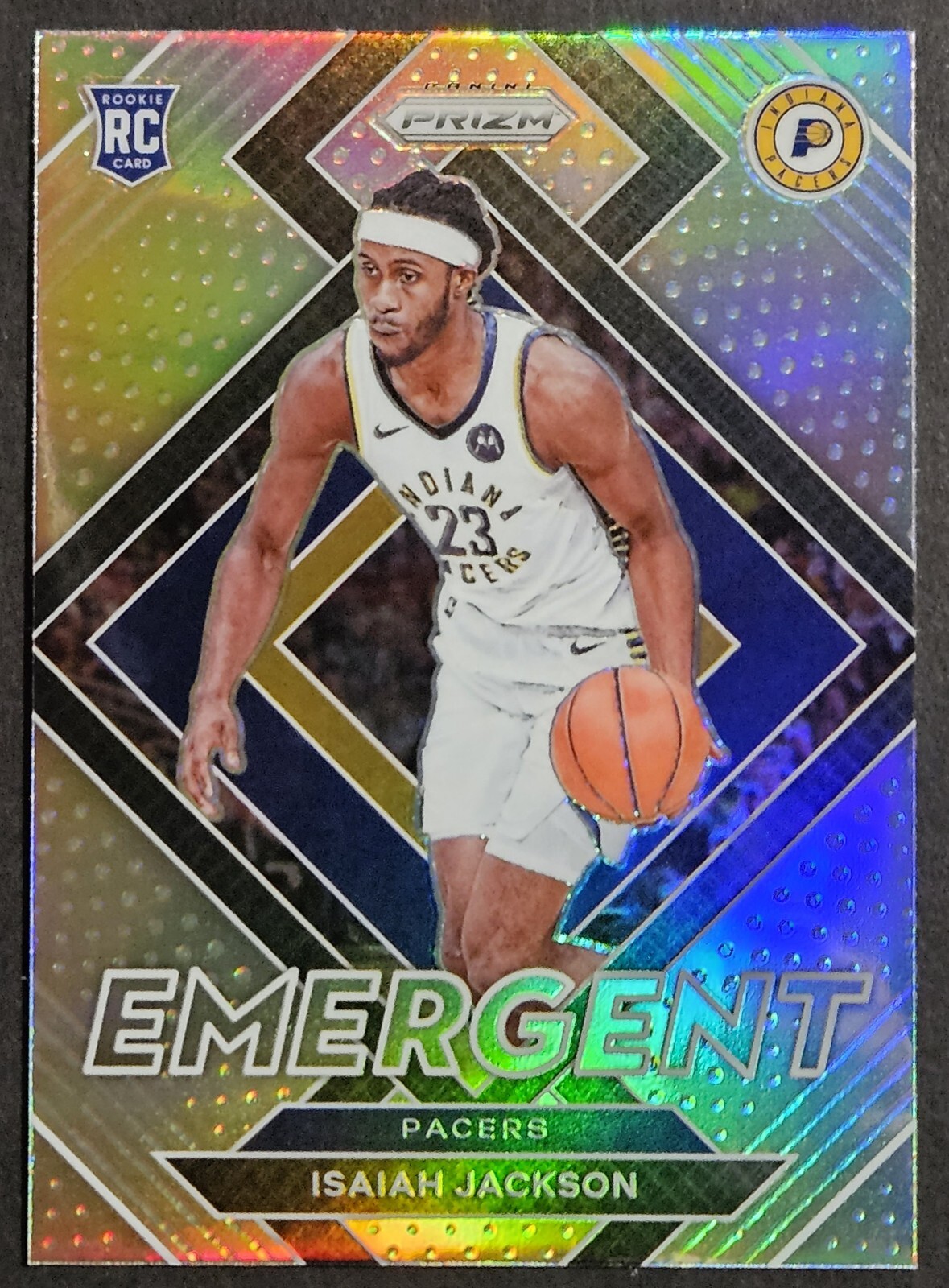 2021-22 Panini Prizm Emergent Silver Prizm #2 Isaiah Jackson Rookie RC Pacers