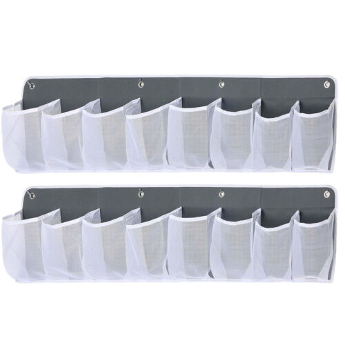 1/2X RV Shoe Storage Bag 8 Pockets W/ Hook Large Capacity Hanging Shoe Organizer - Picture 14 of 14