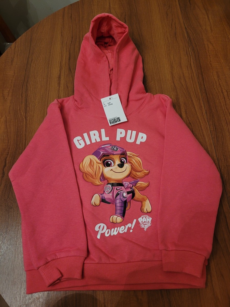 H&M PAW PATROL Hoodie Pink 4-6 years BNWT UK
