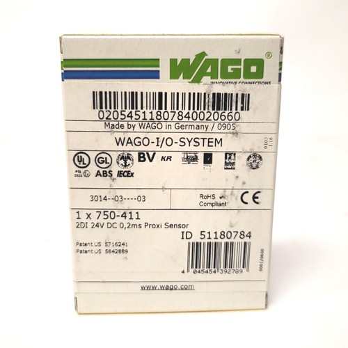 Módulo de entrada digital de 2 canales Wago 750-411 24 VDC, 2x 2/3/4 cables o 2 cables prox - Imagen 2 de 7