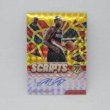 2020-21 NBA Mosaic Marcus Camby Gold Scripts Autograph SSP Portland Trailblazers