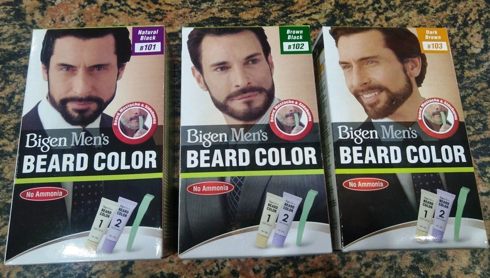 Color barba Bigen para hombre | Sin amoníaco | B101 B102 B103 B104 B105 | 40 gramos Foto 3 de 3
