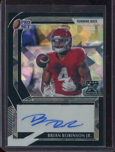 2022 Leaf Pro Set Metal Crystal Black Brian Robinson Jr Rc Auto (2/10)