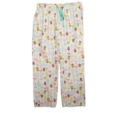 Disney Store Y2K Winnie the Pooh Cotton Flannel Pajama Lounge Pants Women's L