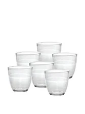 Made In France Gigogne Glass Tumbler Drinking Glasses 5.75 ounce - Set of 6 