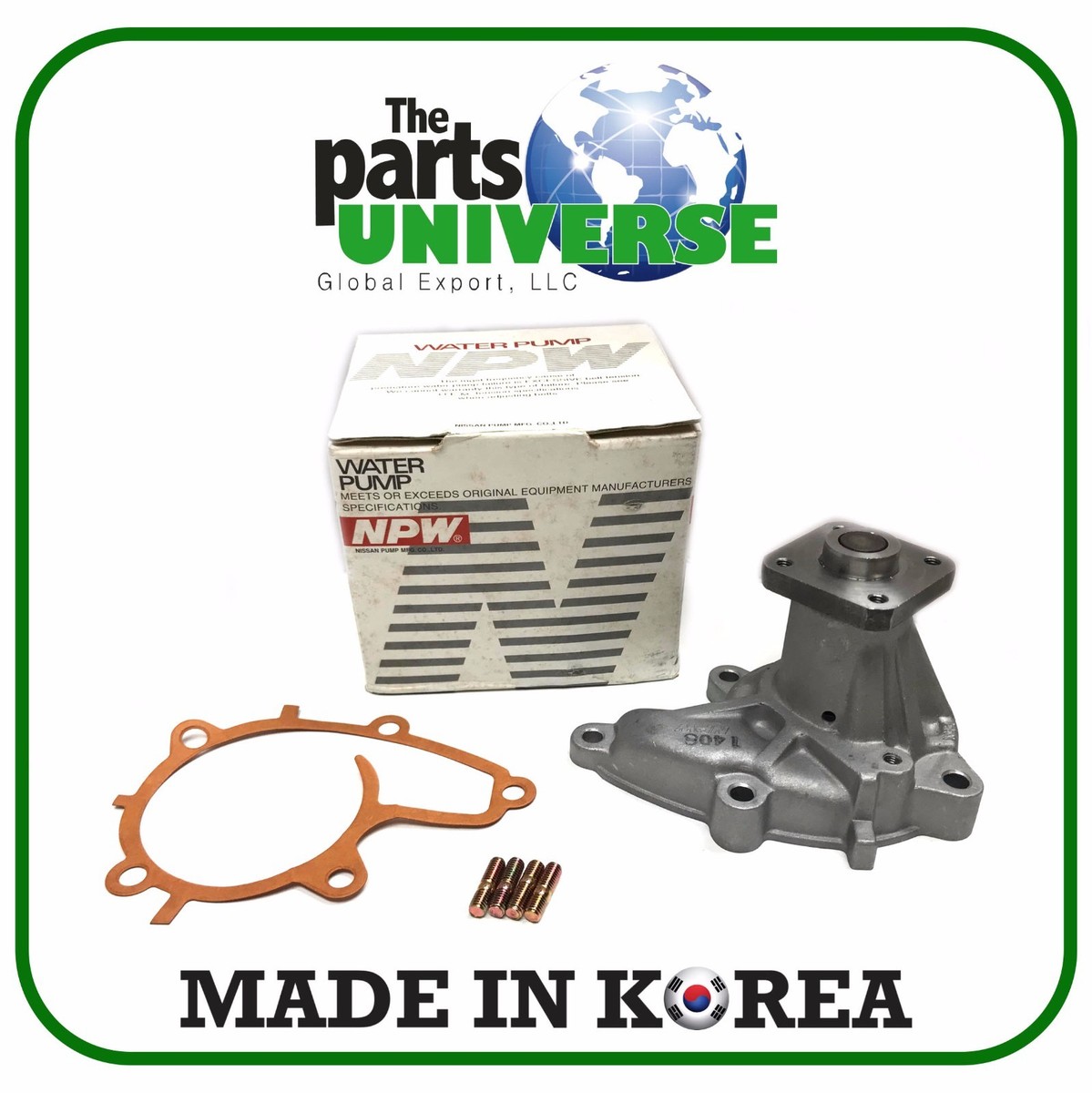 New Water Pump W/ Gasket for 82-86 Nissan Bluebird Exa Sunny 21010