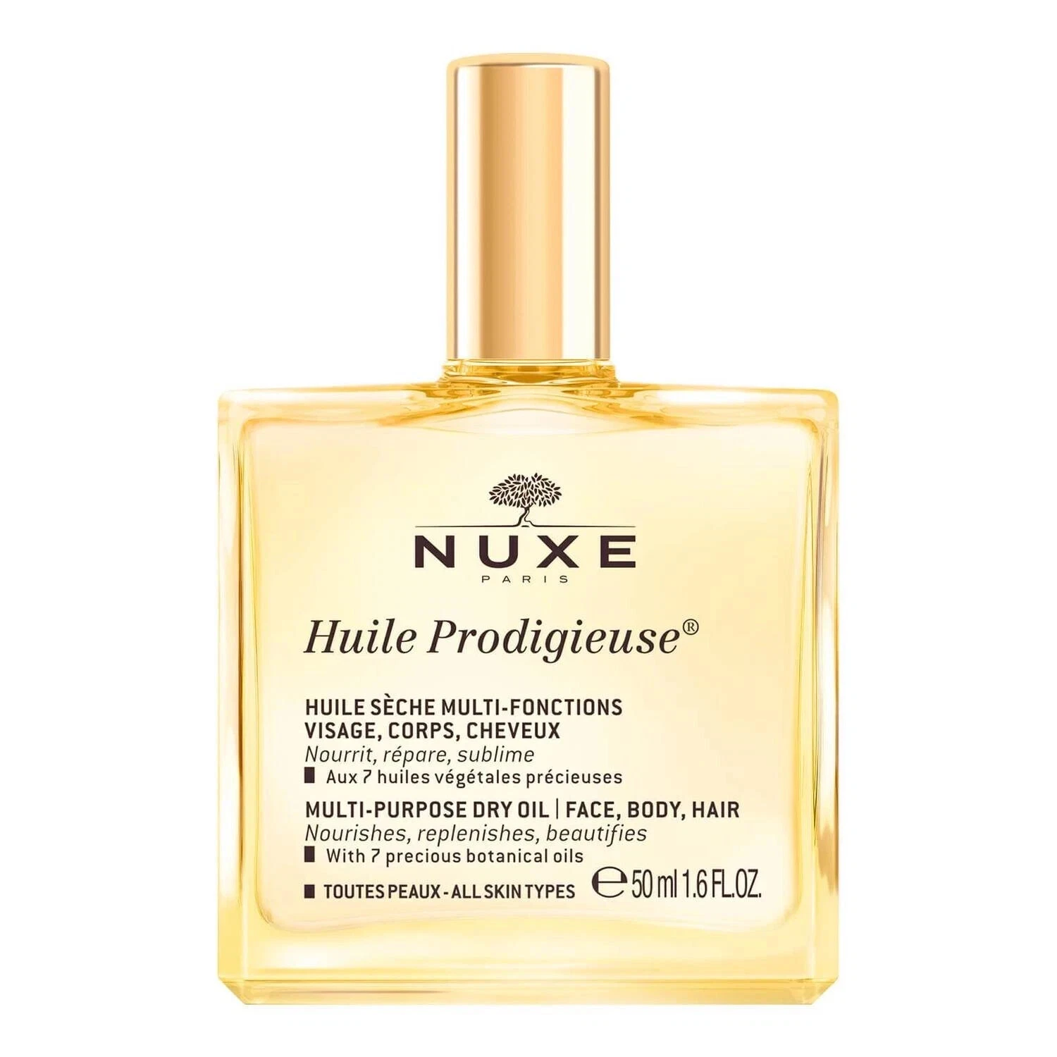 Nuxe Huile Prodigieuse Multi-Purpose Dry Oil 1.6oz for Dry Skin (50ml) NEW