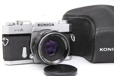 KONICA FTA 35mm FILM CAMERA HEXANON 52mm F1.8 PRIME LENS and case F/1.8