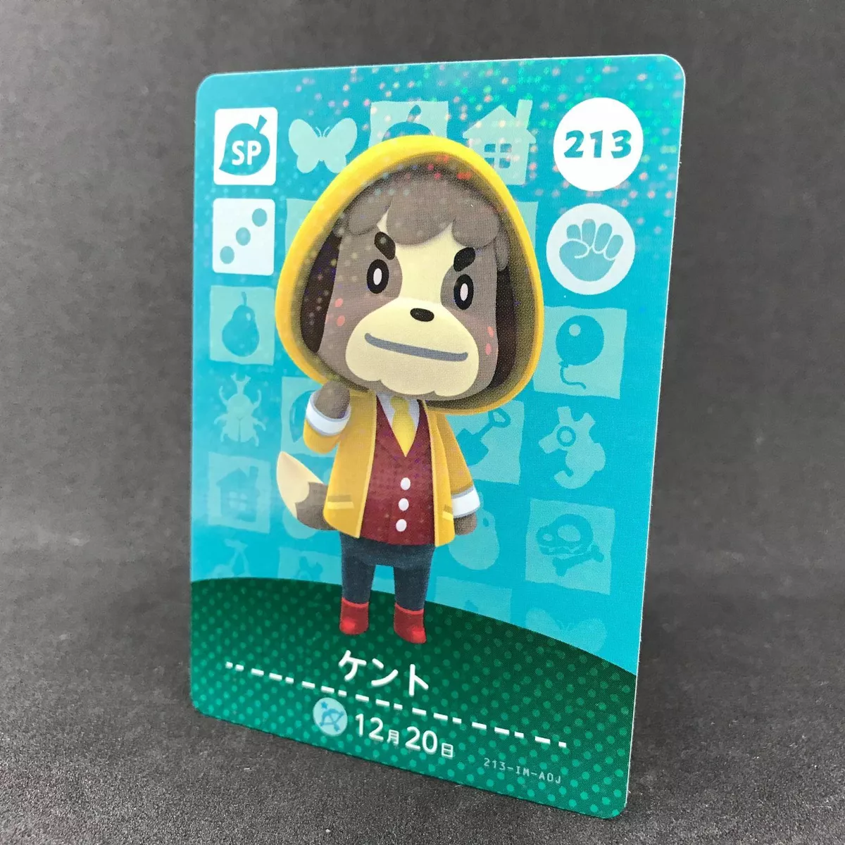 Nintendo Animal Crossing New Horizons DIGBY 213 Amiibo Card Japanese Game