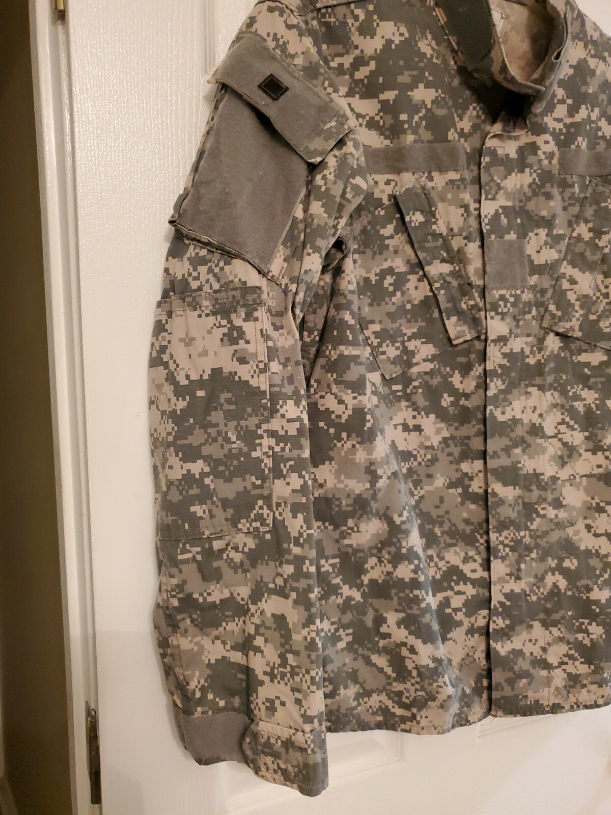 ACU Digital Camo Army Shirt Jacket Men's Sz Sm Long Uniform Military Long Sleeve eBay