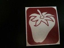 Strawberry Glitter Tattoo Stencil Pack