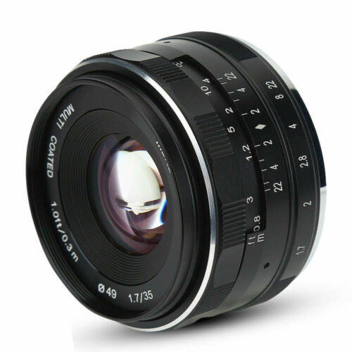 Meike 35mm F1.7 Manual Focus Prime Lens For Micro 4/3 MFT M4/3 Olympus Panasonic - Picture 3 of 7