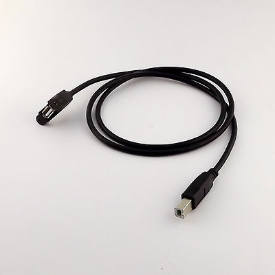 10pcs USB 2.0 A Female Socket Panel Mount To USB B Male Plug Extension Cable 3FT