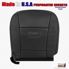 2007 - 2010 Ford Explorer Sport Trac Passenger Bottom Perf Leather Cover Black
