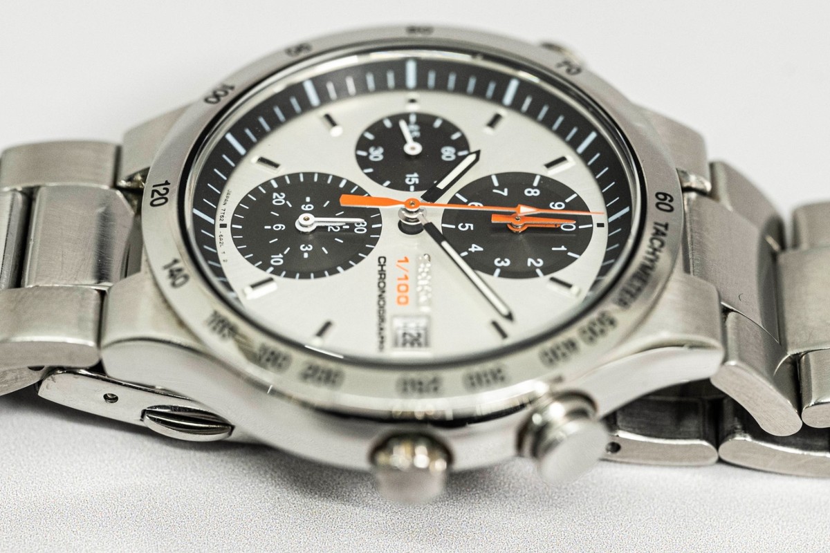 RARE **NEAR MINT** SEIKO Speedtimer 7T52-6A20 Quartz Chronograph