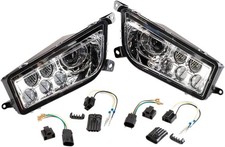 Moose LED Headlights-Chrome for 2020 Polaris RZR XP 4 Turbo S Velocity UTV