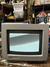 Atari SM124 Monochrome Monitor   Tested  Working No Power Cord