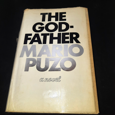 RARE 1st UK Edition 2nd Printing The Godfather By Mario Puzo White