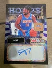 Nene 2025-26 Topps Hoops Signs Auto Pixel Burst Purple /99