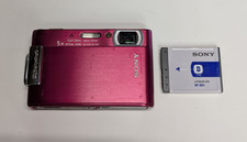 Sony Cyber-shot DSC-T200 Pink Compact Camera 8.1MP PARTS ONLY SOLD AS IS