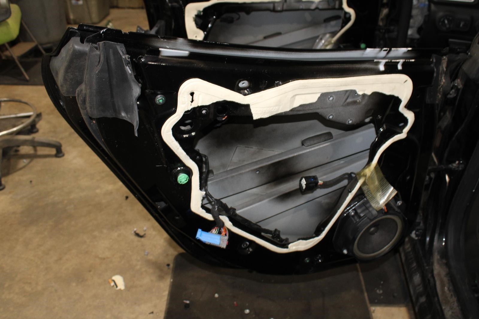 Maserati Ghibli 2014-2019 Rear Left Door shell Black