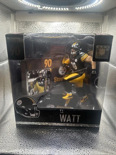 T.J. Watt McFarlane NFL Football Legacy Series 7" Figure Pittsburgh Steelers
