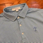 Holderness & Bourne Wykagyl Country Club Golf Polo Shirt Mens Large Blue Teal