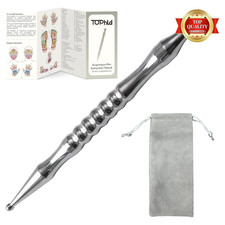 Acupuncture Pen, Premium Stainless Steel Acupressure Pen for Muscle Tension Pain