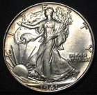 1941-S WALKING LIBERTY SILVER HALF DOLLAR - UNC/AU !!! Priced to sell!!!