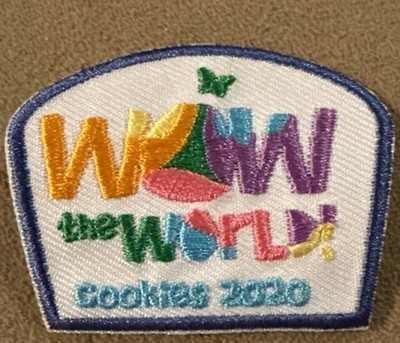 Girl Scouts Wow The World Cookies 2020 Patch