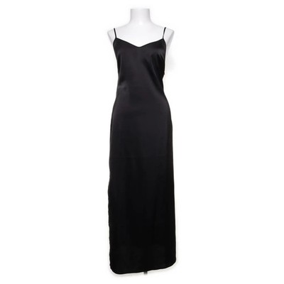 Hoss x NA-KD, Kleid, Größe: 38, Side Silk Midi Dress, Schwarz, Polyester #KQR