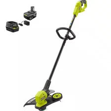RYOBI  18V 13 in. Cordless Battery String Trimmer/Edger with 4.0 Ah Battery and