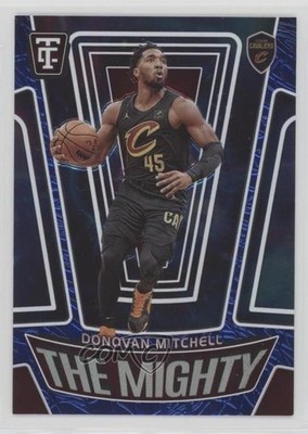 2024 Panini Totally Certified The Mighty Mirror Blue 13/49 Donovan Mitchell 2l4