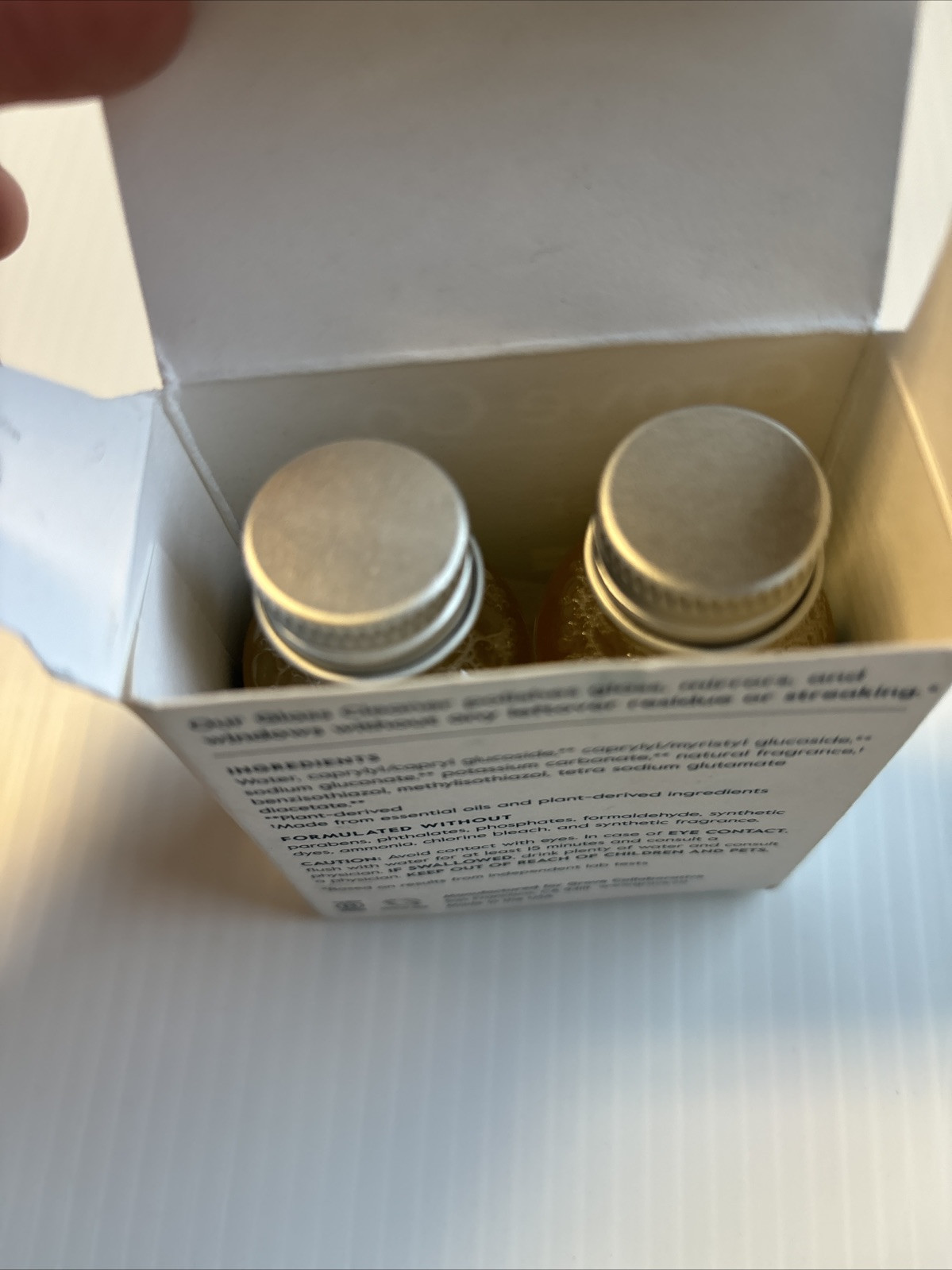 Grove Co. Glass Cleaner Concentrates Streak-Free (Citron & White rose) 2pk NEW