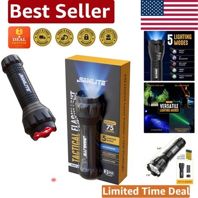 Portable Multi-Function LED Flashlight - Water Resistant & Magnetic Base