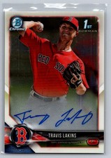 2018 Bowman Chrome #CPA-TL Travis Lakins Prospects Autographs