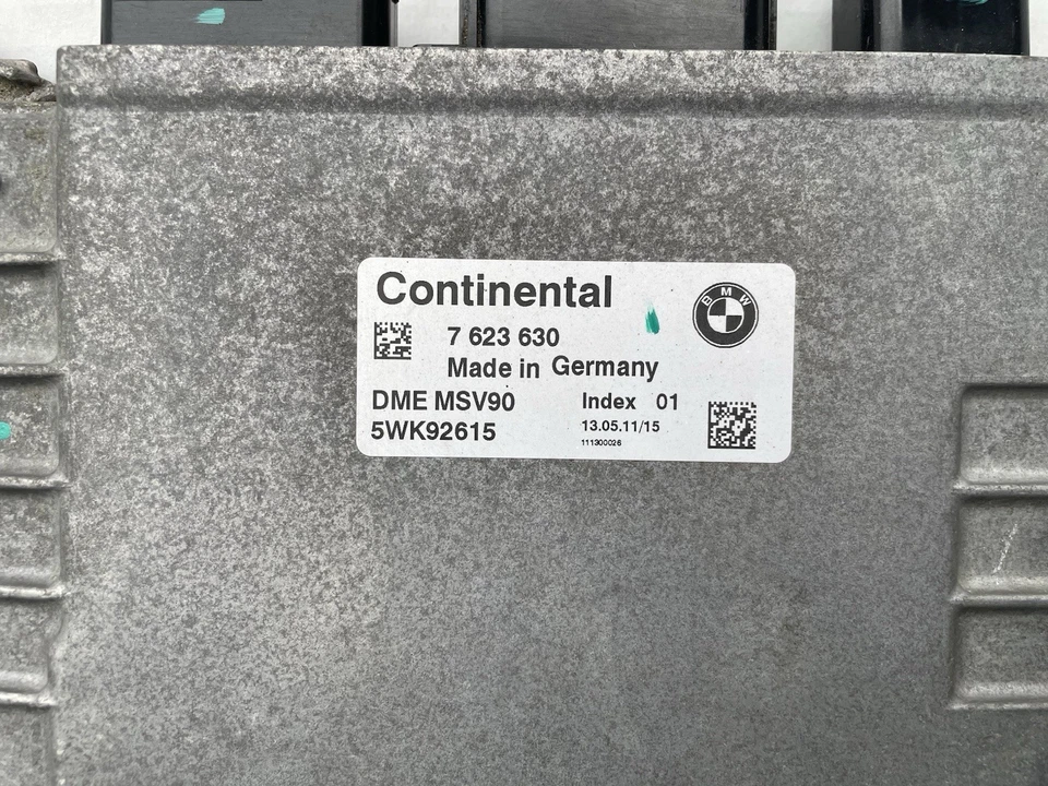 BMW X3 528i 2011-12 ECU/ECM módulo de control del motor OEM 7623630/5WK92615 Foto 2 de 4